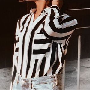 Striped Button down